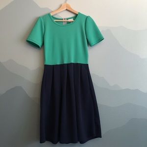 Lularoe Amelia colorblocked size Small